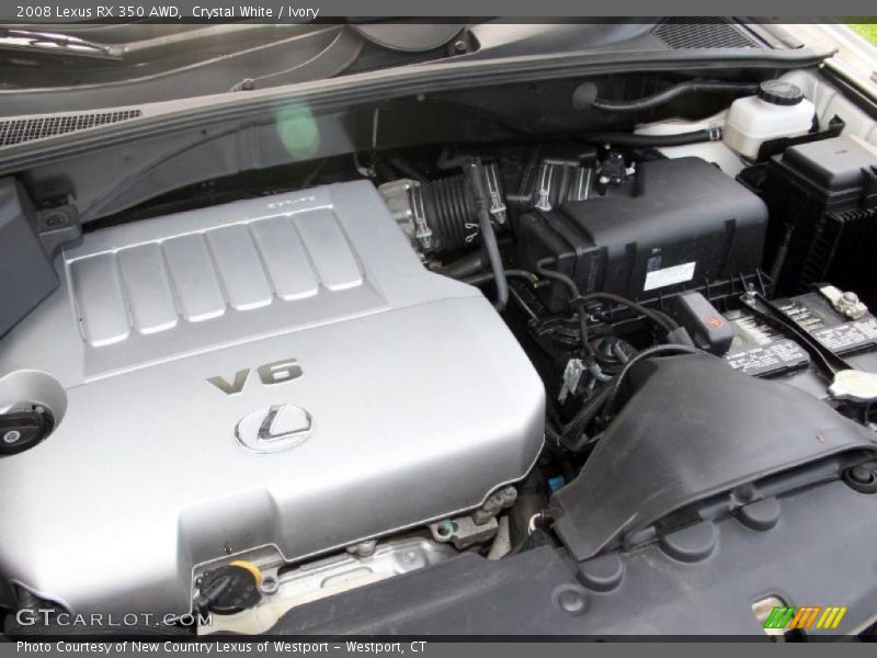 Crystal White / Ivory 2008 Lexus RX 350 AWD
