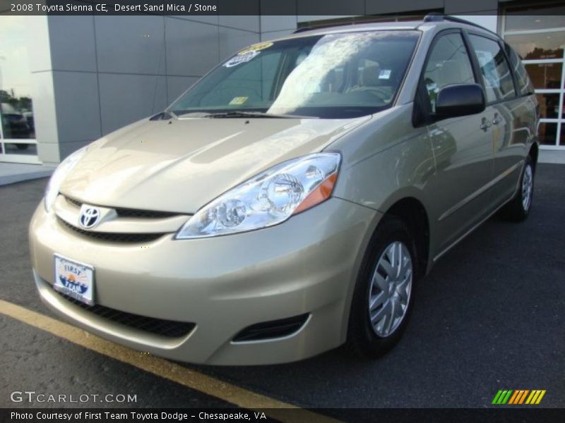 Desert Sand Mica / Stone 2008 Toyota Sienna CE