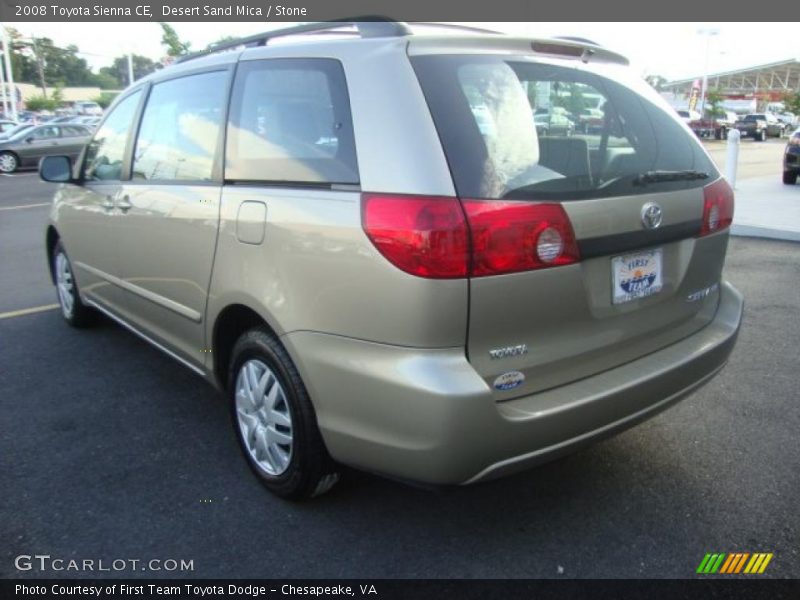 Desert Sand Mica / Stone 2008 Toyota Sienna CE