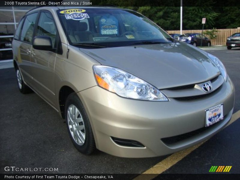 Desert Sand Mica / Stone 2008 Toyota Sienna CE