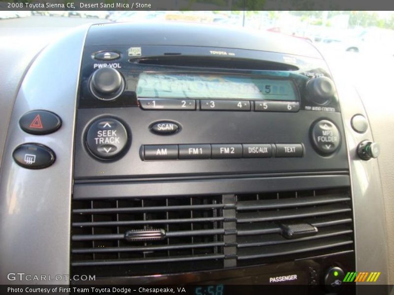Desert Sand Mica / Stone 2008 Toyota Sienna CE