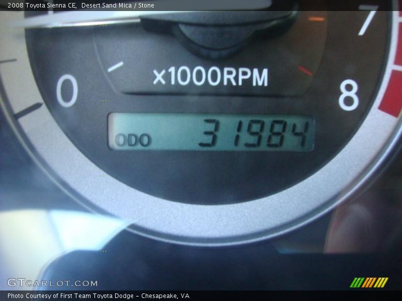 Desert Sand Mica / Stone 2008 Toyota Sienna CE