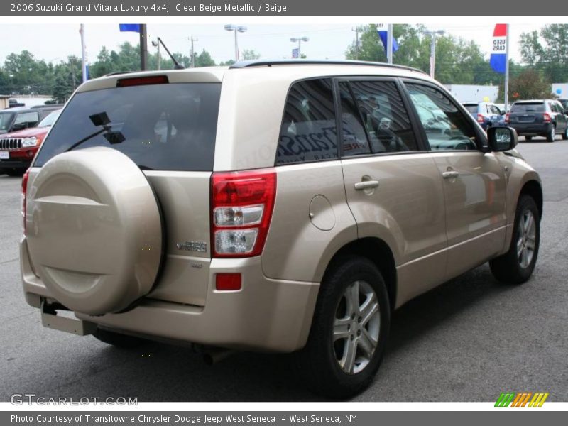 Clear Beige Metallic / Beige 2006 Suzuki Grand Vitara Luxury 4x4