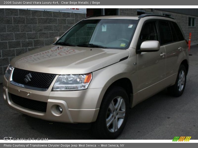 Clear Beige Metallic / Beige 2006 Suzuki Grand Vitara Luxury 4x4