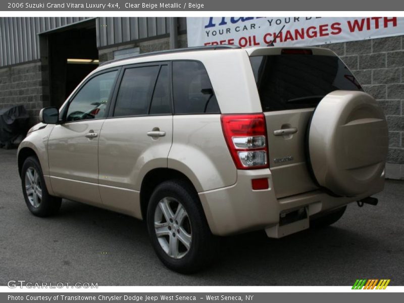 Clear Beige Metallic / Beige 2006 Suzuki Grand Vitara Luxury 4x4