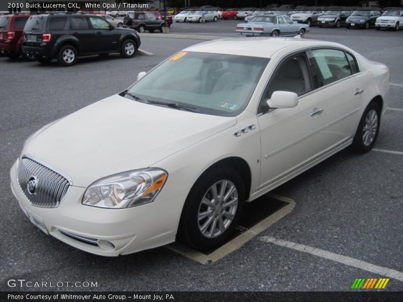 White Opal / Titanium 2010 Buick Lucerne CXL