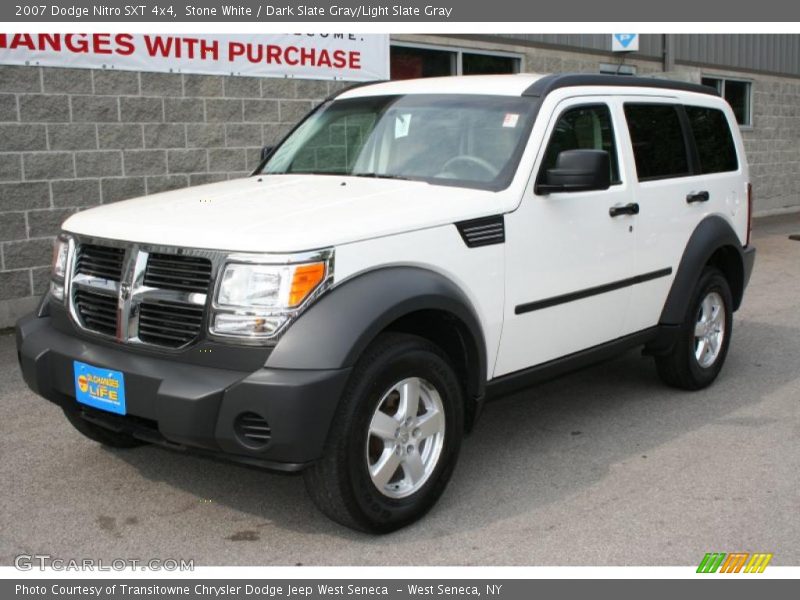 Stone White / Dark Slate Gray/Light Slate Gray 2007 Dodge Nitro SXT 4x4