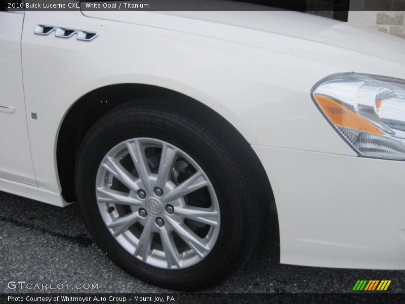 White Opal / Titanium 2010 Buick Lucerne CXL