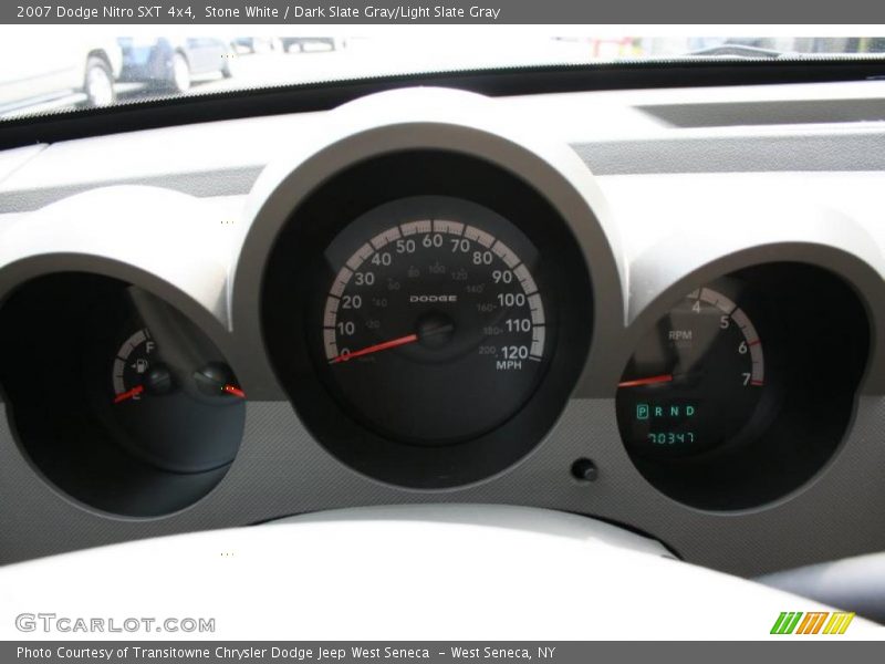 Stone White / Dark Slate Gray/Light Slate Gray 2007 Dodge Nitro SXT 4x4