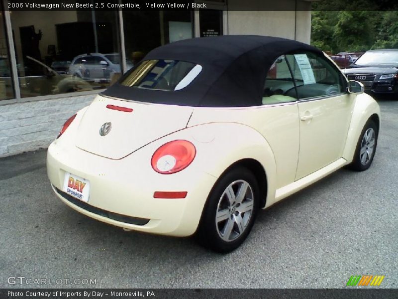 Mellow Yellow / Black 2006 Volkswagen New Beetle 2.5 Convertible
