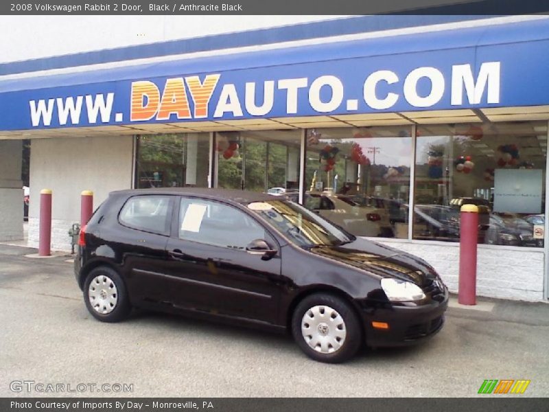 Black / Anthracite Black 2008 Volkswagen Rabbit 2 Door