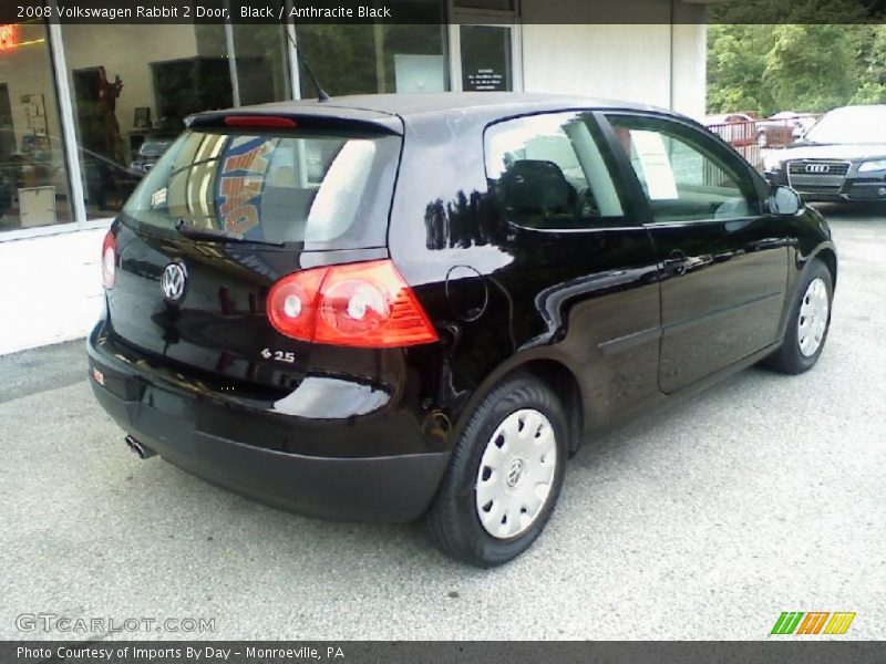 Black / Anthracite Black 2008 Volkswagen Rabbit 2 Door