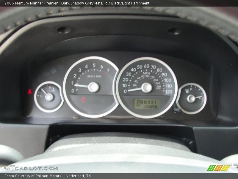 Dark Shadow Grey Metallic / Black/Light Parchment 2006 Mercury Mariner Premier