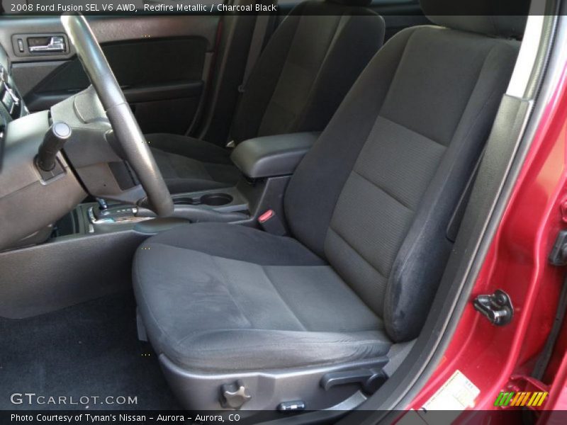 Redfire Metallic / Charcoal Black 2008 Ford Fusion SEL V6 AWD