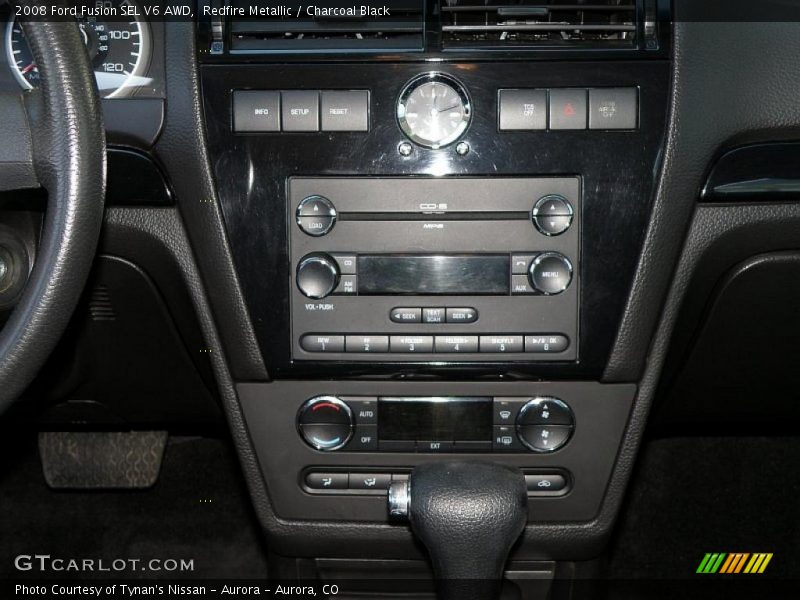 Redfire Metallic / Charcoal Black 2008 Ford Fusion SEL V6 AWD