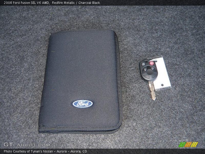 Redfire Metallic / Charcoal Black 2008 Ford Fusion SEL V6 AWD
