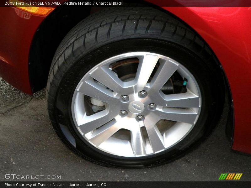 Redfire Metallic / Charcoal Black 2008 Ford Fusion SEL V6 AWD