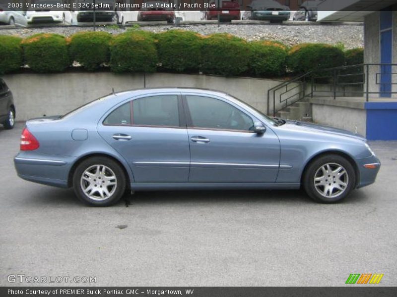 Platinum Blue Metallic / Pacific Blue 2003 Mercedes-Benz E 320 Sedan