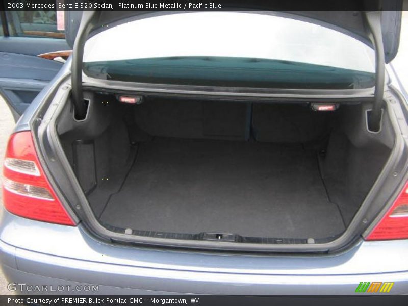 Platinum Blue Metallic / Pacific Blue 2003 Mercedes-Benz E 320 Sedan