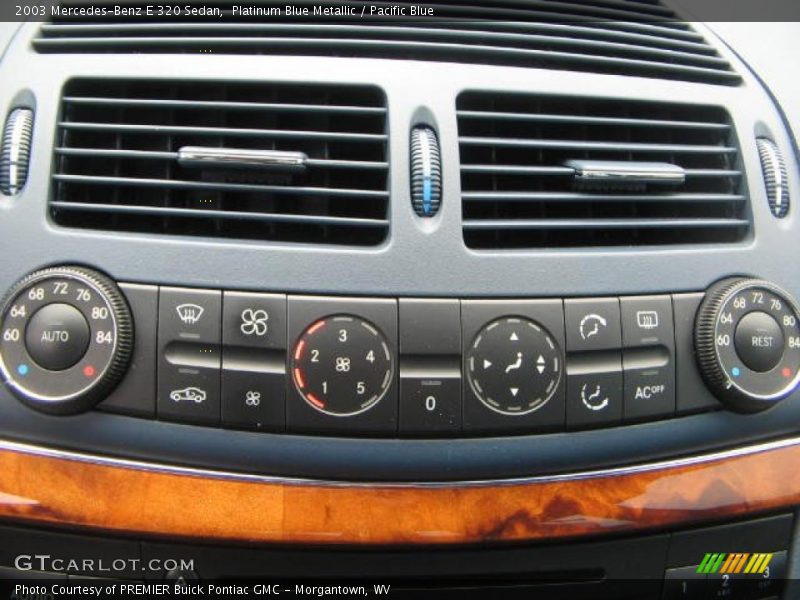 Platinum Blue Metallic / Pacific Blue 2003 Mercedes-Benz E 320 Sedan