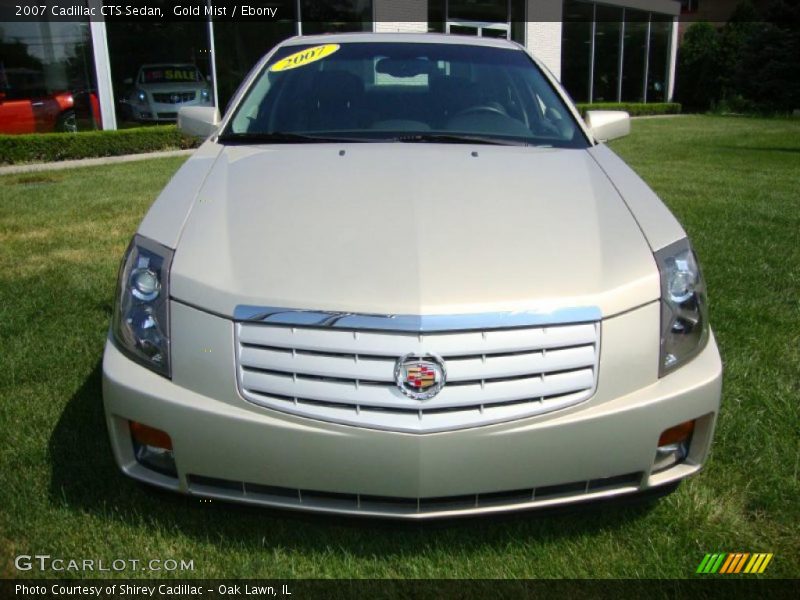 Gold Mist / Ebony 2007 Cadillac CTS Sedan
