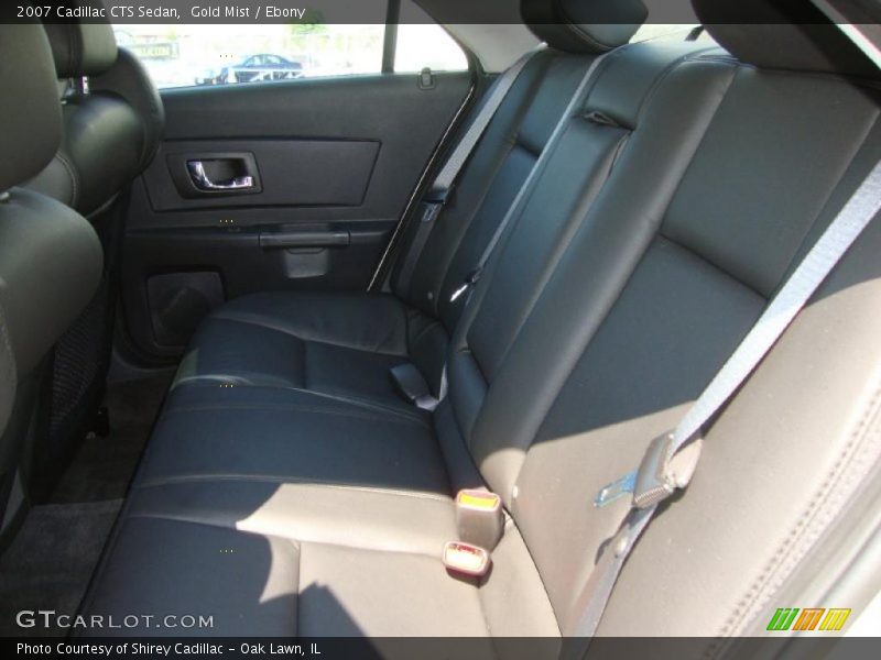 Gold Mist / Ebony 2007 Cadillac CTS Sedan