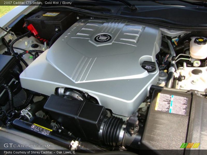 Gold Mist / Ebony 2007 Cadillac CTS Sedan