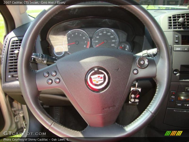 Gold Mist / Ebony 2007 Cadillac CTS Sedan