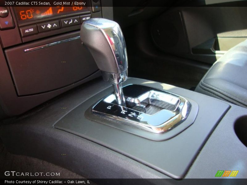 Gold Mist / Ebony 2007 Cadillac CTS Sedan