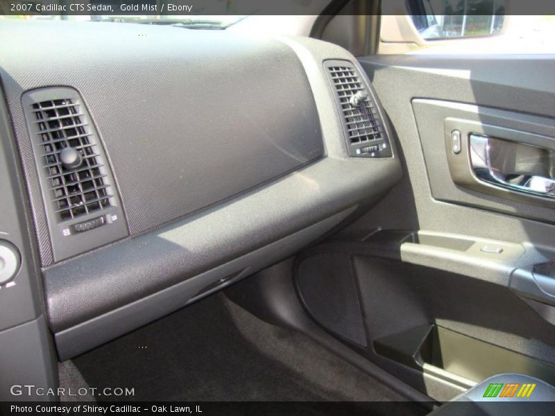 Gold Mist / Ebony 2007 Cadillac CTS Sedan