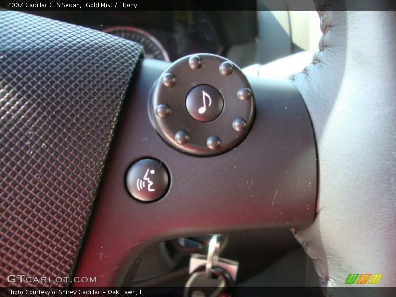 Gold Mist / Ebony 2007 Cadillac CTS Sedan