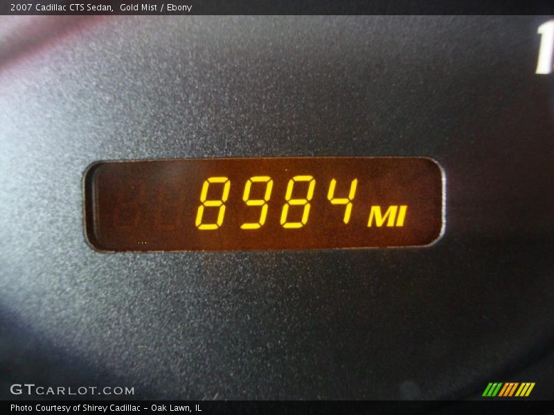 Gold Mist / Ebony 2007 Cadillac CTS Sedan
