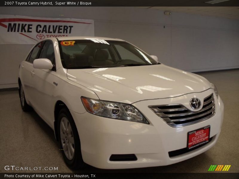 Super White / Bisque 2007 Toyota Camry Hybrid