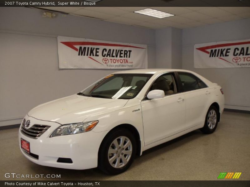 Super White / Bisque 2007 Toyota Camry Hybrid