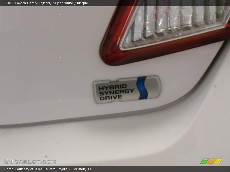 Super White / Bisque 2007 Toyota Camry Hybrid