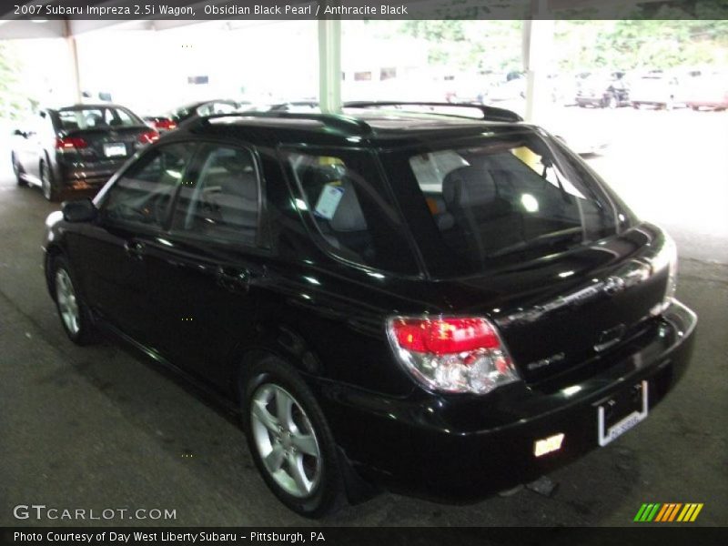 Obsidian Black Pearl / Anthracite Black 2007 Subaru Impreza 2.5i Wagon