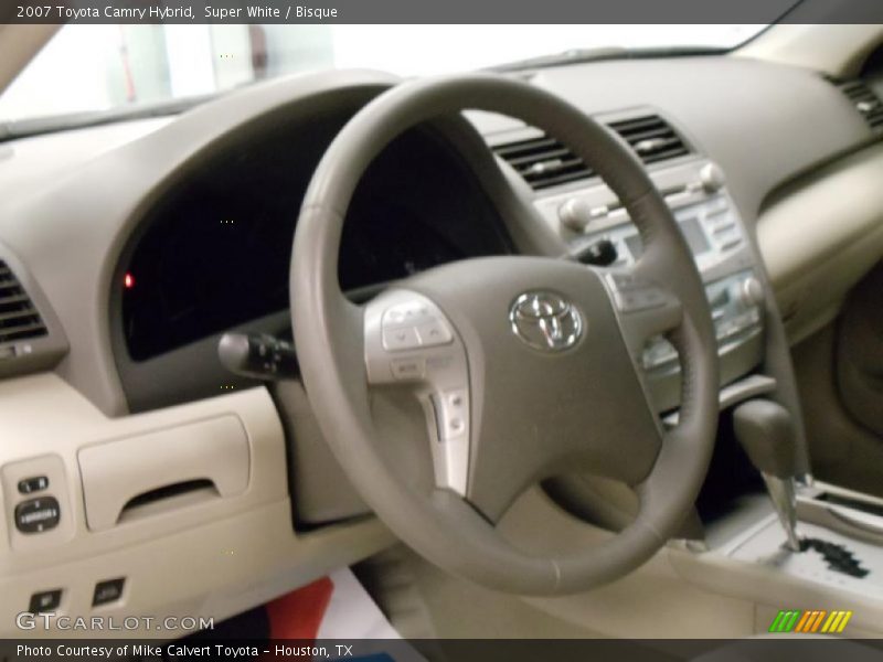 Super White / Bisque 2007 Toyota Camry Hybrid
