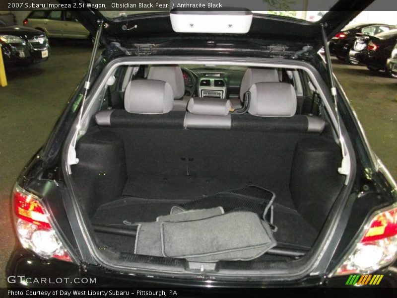 Obsidian Black Pearl / Anthracite Black 2007 Subaru Impreza 2.5i Wagon