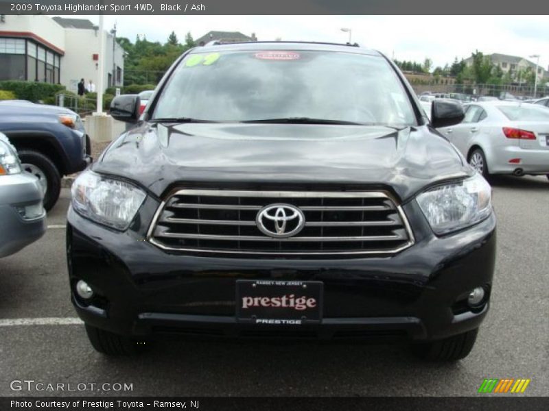 Black / Ash 2009 Toyota Highlander Sport 4WD