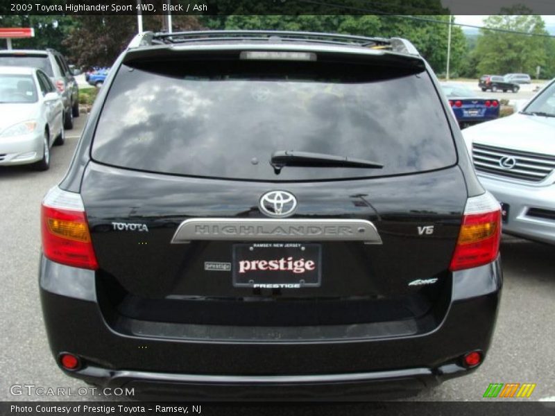 Black / Ash 2009 Toyota Highlander Sport 4WD