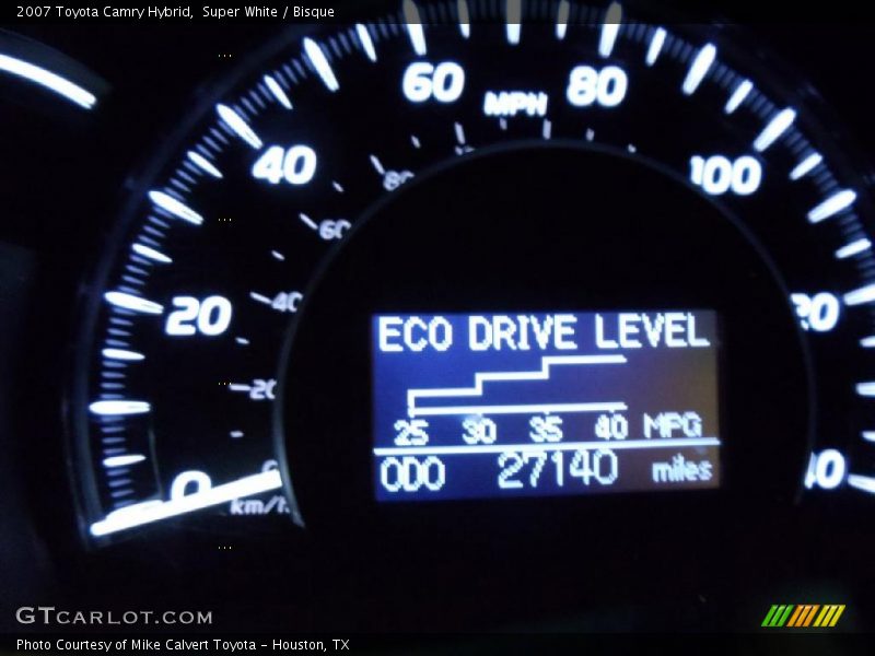 Super White / Bisque 2007 Toyota Camry Hybrid