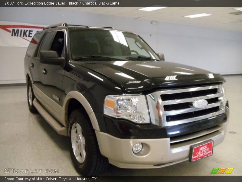 Black / Charcoal Black/Camel 2007 Ford Expedition Eddie Bauer