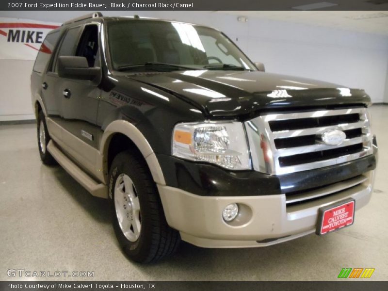 Black / Charcoal Black/Camel 2007 Ford Expedition Eddie Bauer