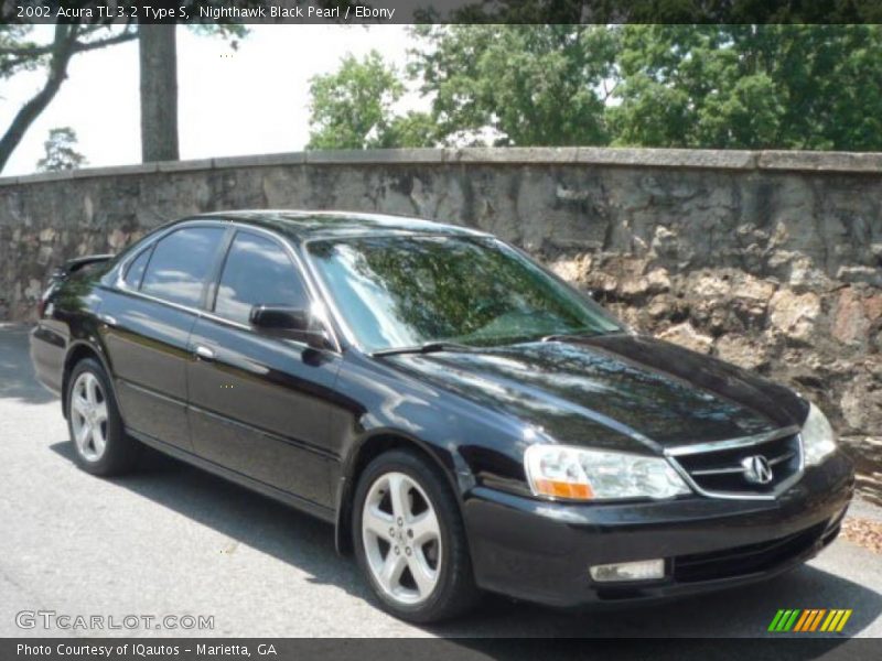 Nighthawk Black Pearl / Ebony 2002 Acura TL 3.2 Type S
