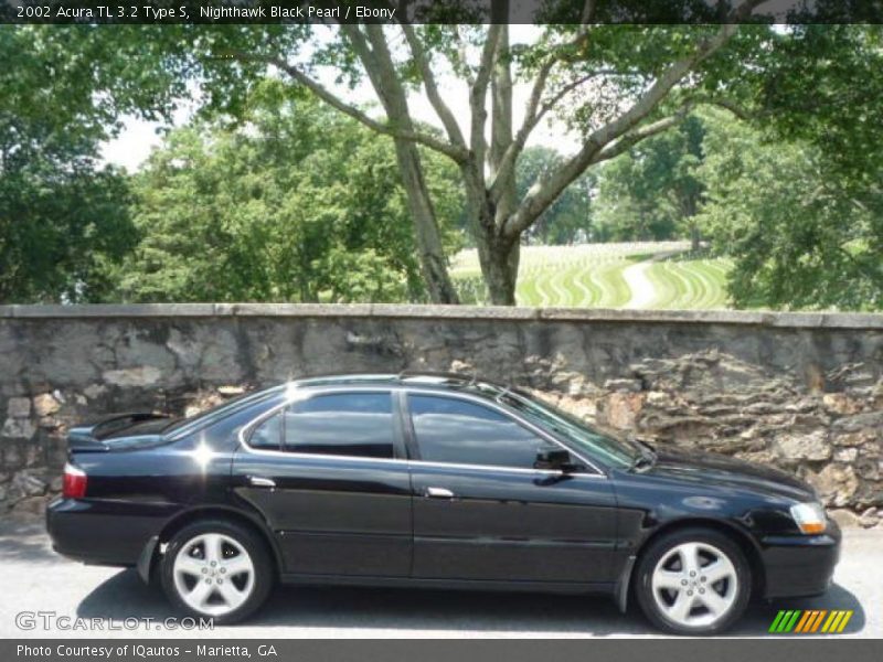 Nighthawk Black Pearl / Ebony 2002 Acura TL 3.2 Type S