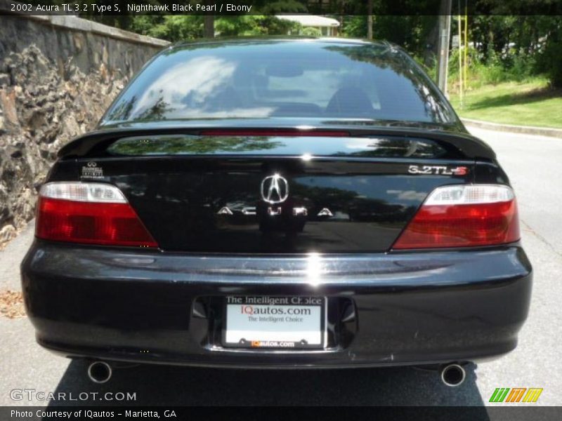 Nighthawk Black Pearl / Ebony 2002 Acura TL 3.2 Type S