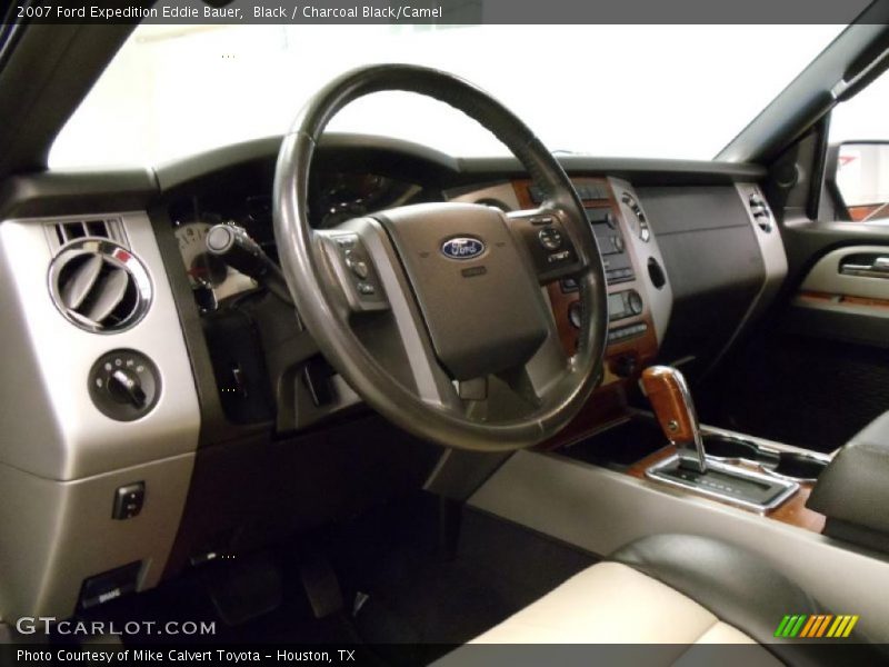 Black / Charcoal Black/Camel 2007 Ford Expedition Eddie Bauer