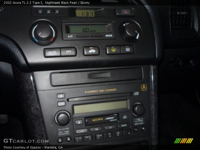 Nighthawk Black Pearl / Ebony 2002 Acura TL 3.2 Type S