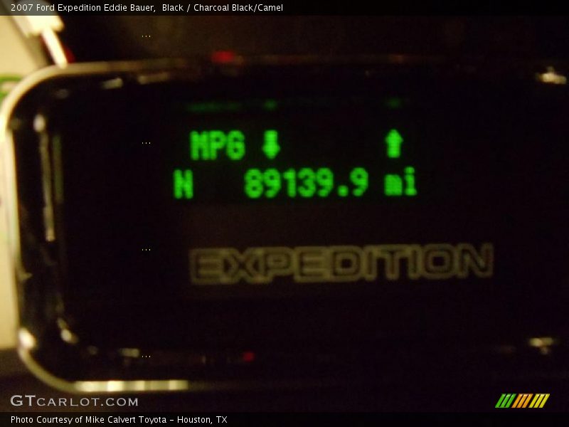 Black / Charcoal Black/Camel 2007 Ford Expedition Eddie Bauer