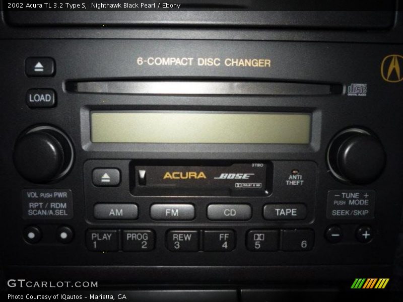 Nighthawk Black Pearl / Ebony 2002 Acura TL 3.2 Type S
